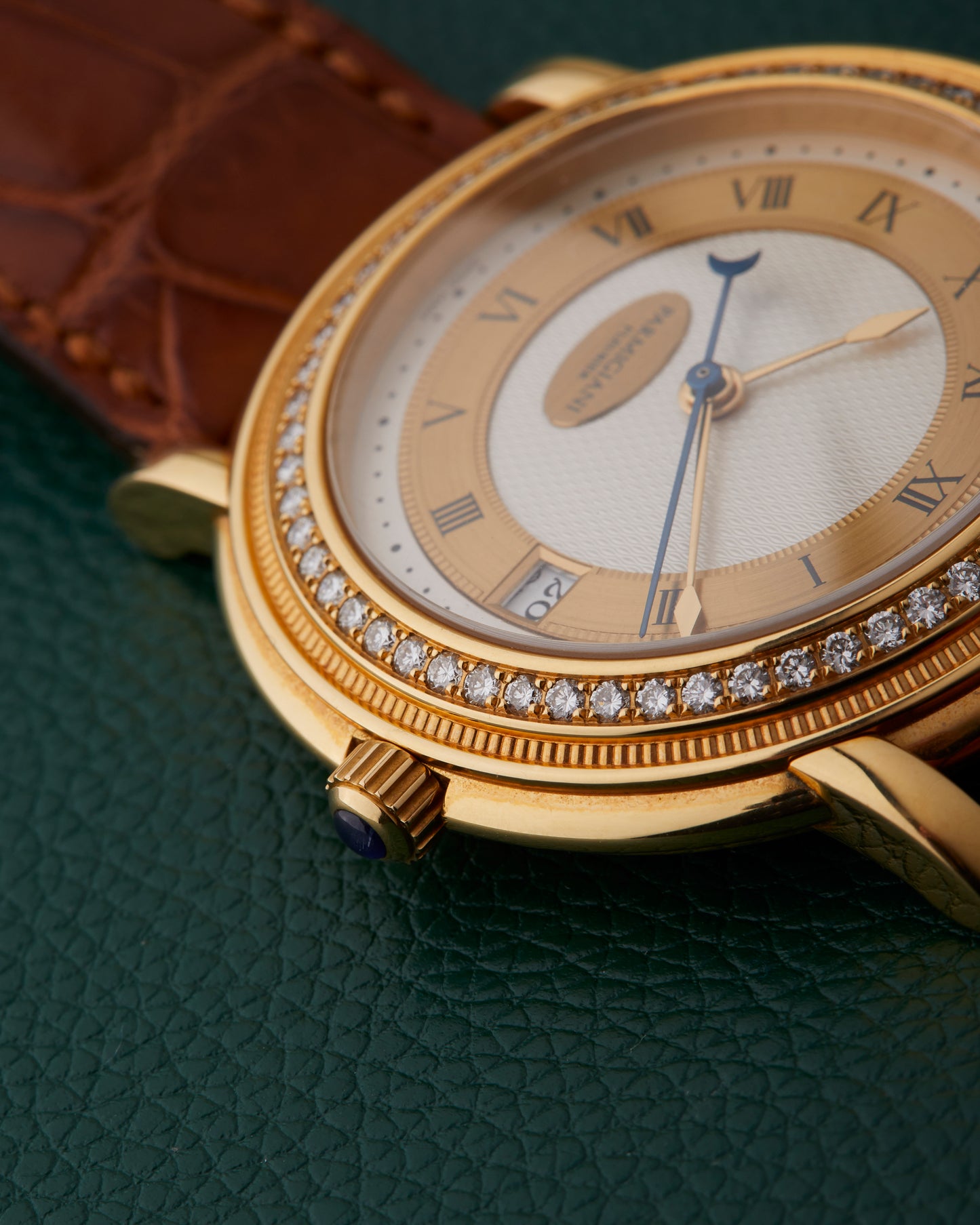 Parmigiani Fleurier Toric 18K Yellow Gold Diamond Bezel