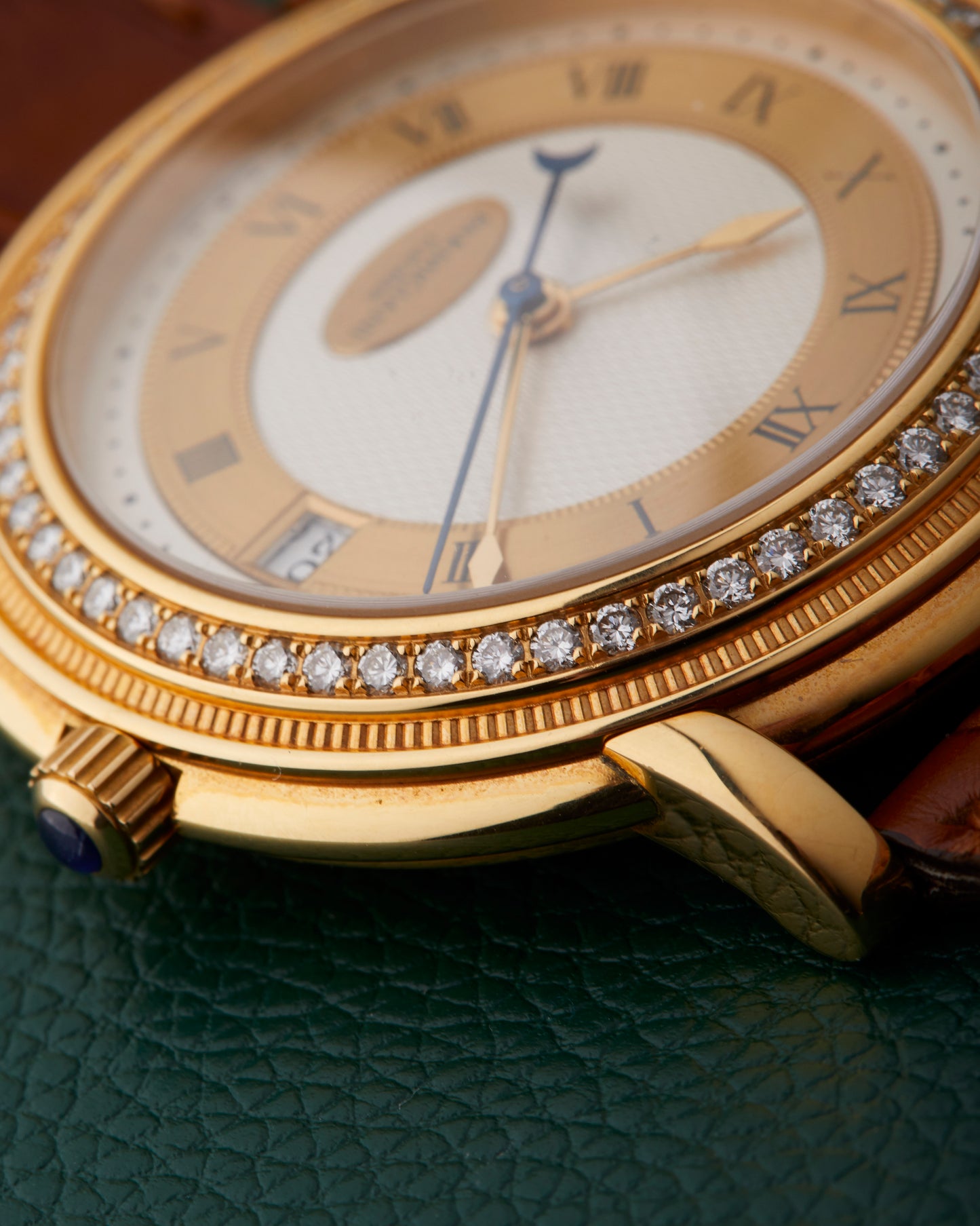 Parmigiani Fleurier Toric 18K Yellow Gold Diamond Bezel