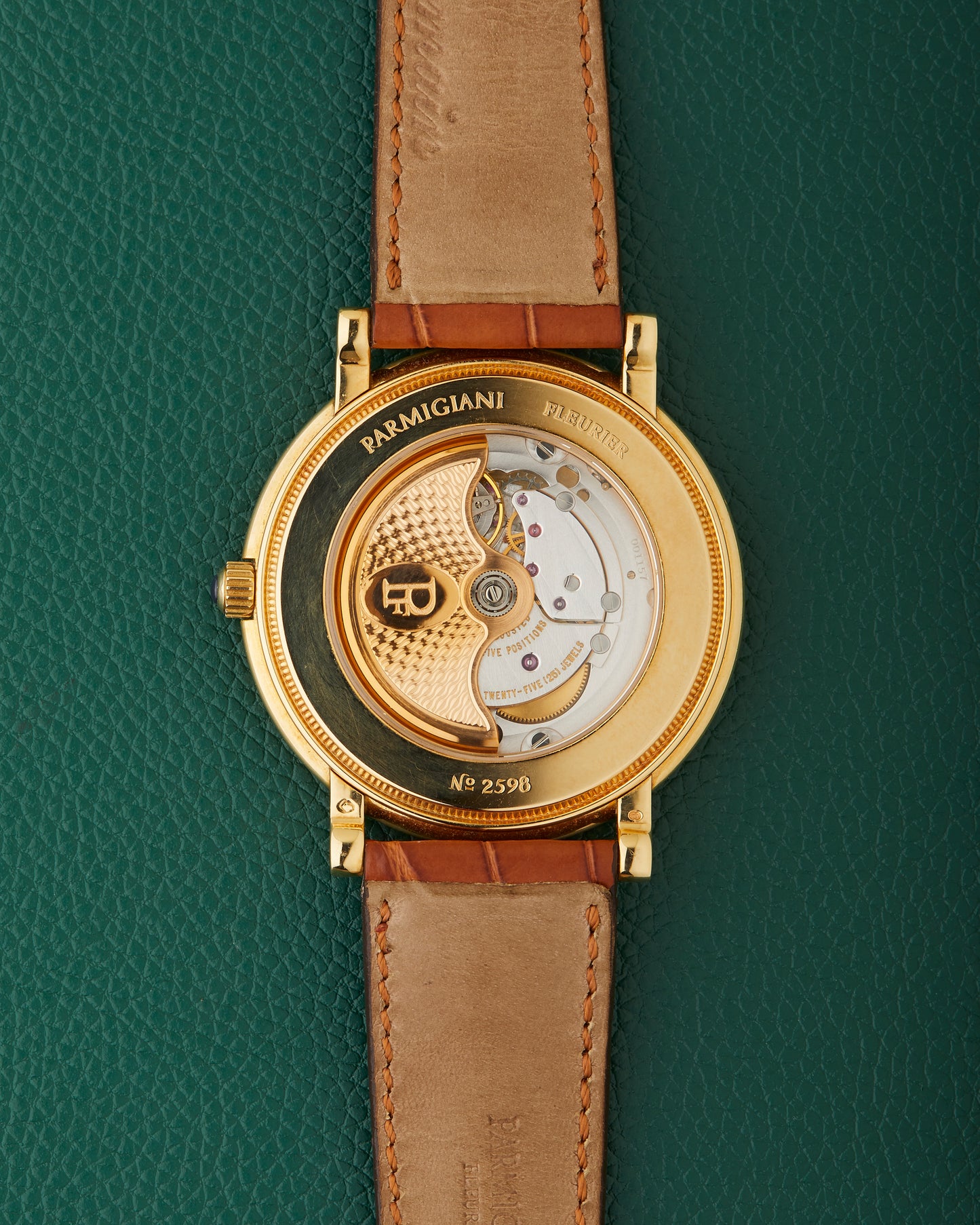 Parmigiani Fleurier Toric 18K Yellow Gold Diamond Bezel