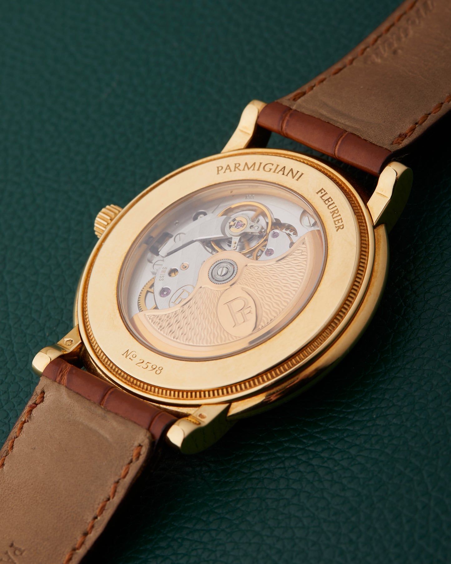 Parmigiani Fleurier Toric 18K Yellow Gold Diamond Bezel