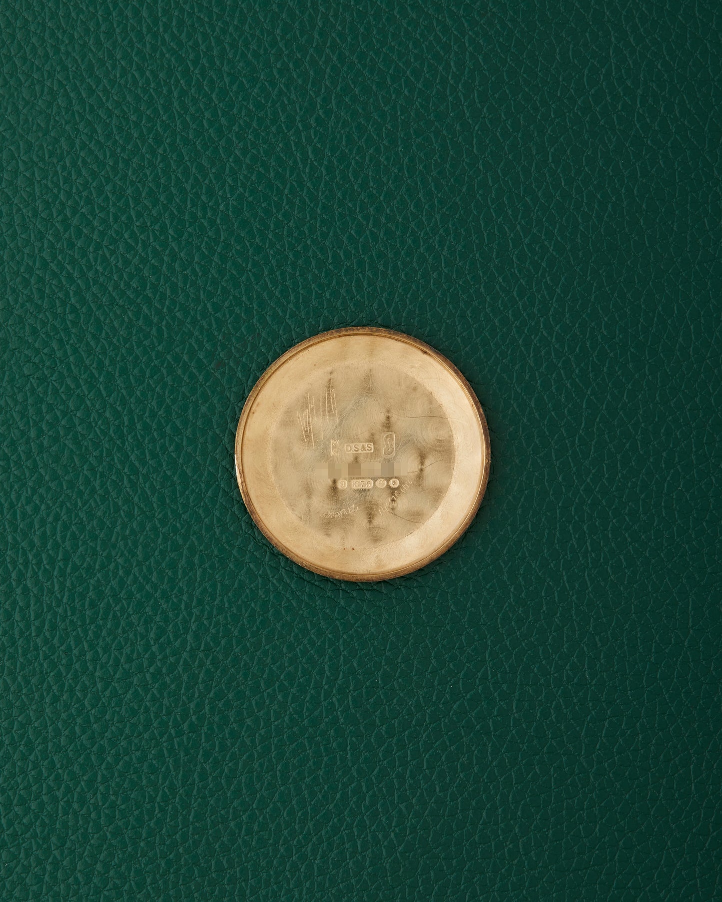 Hamilton 9k Yellow Gold Vintage Dress Watch 9k Bark Bracelet