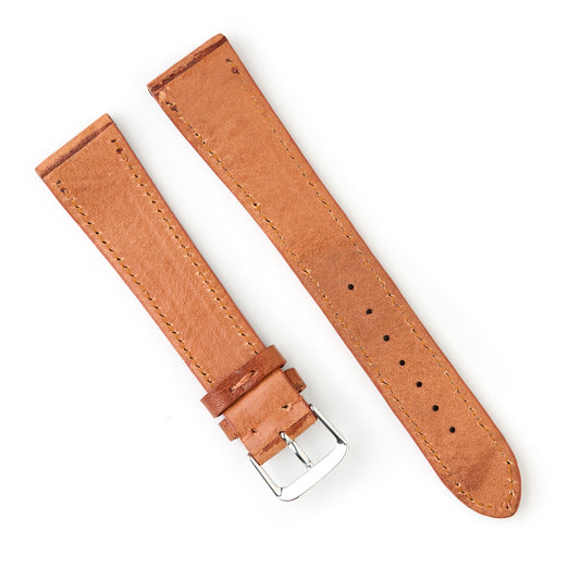 Hatchling Vintage Inspired Watch Strap Band Brown 20mm-Long