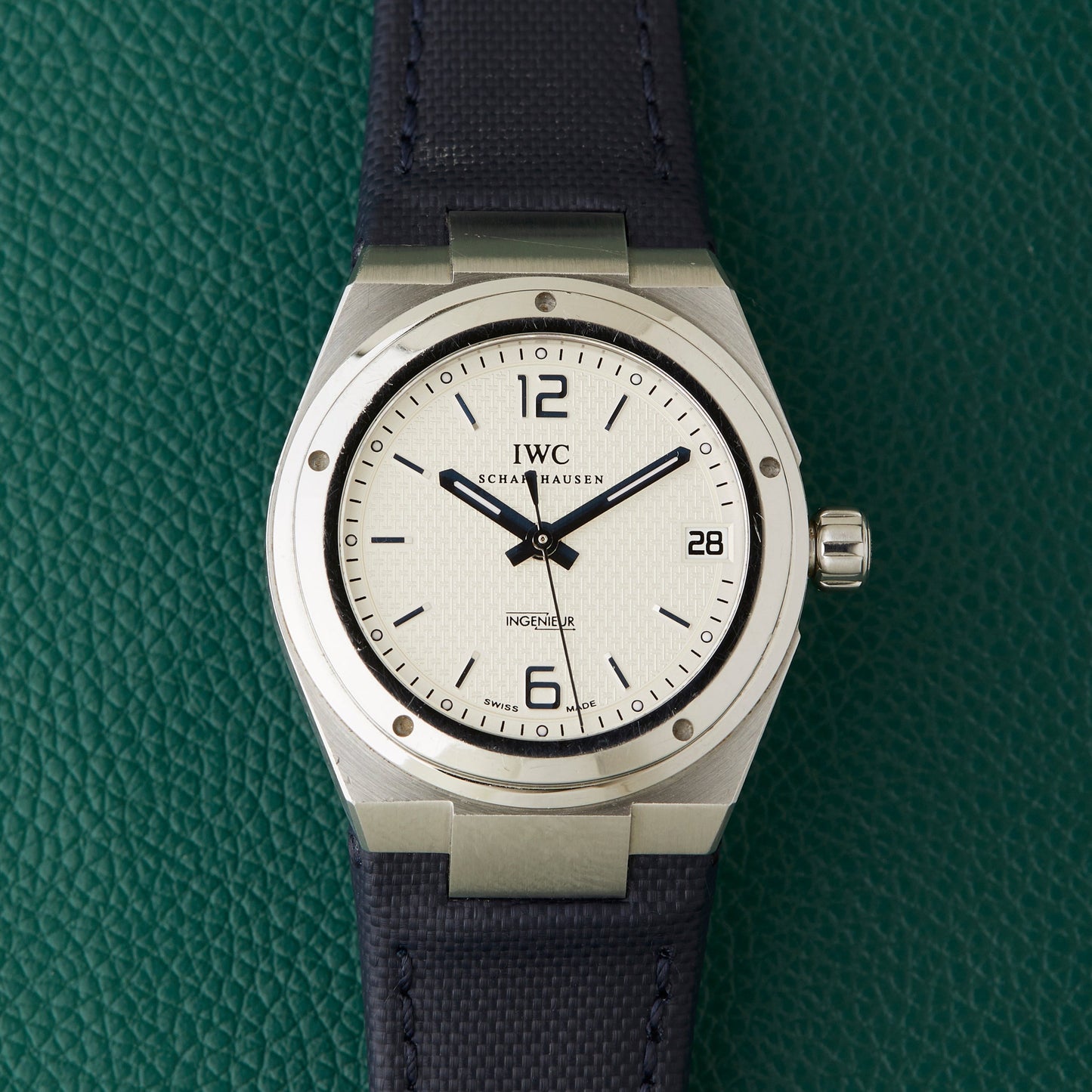 IWC Ingenieur IW4515 Midsize IW451502 Blue Strap 34mm IWC Card