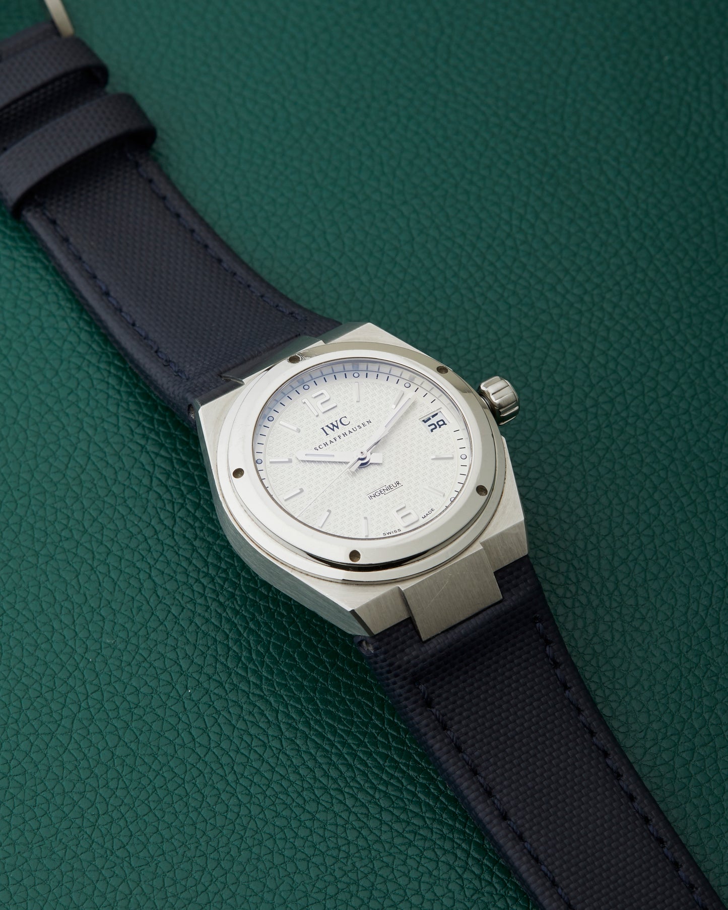 IWC Ingenieur IW4515 Midsize IW451502 Blue Strap 34mm IWC Card