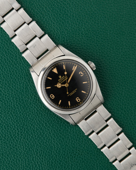 Rolex Explorer Ref. 6610 Oyster Perpetual Black Dial Oyster Bracelet