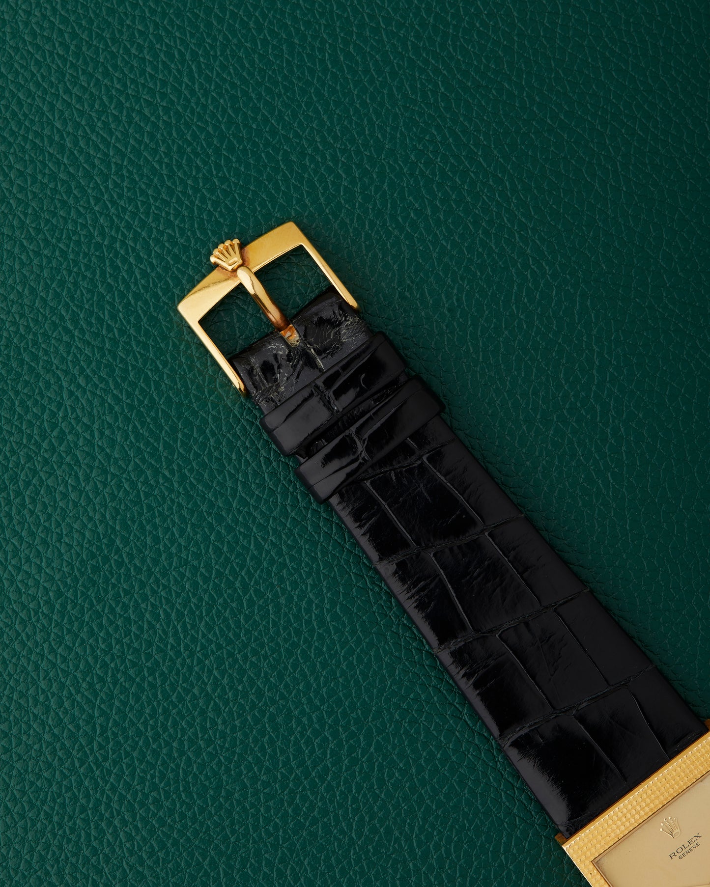 Rolex Cellini 4127 Geneve 18k Yellow Gold Rolex 750 Buckle
