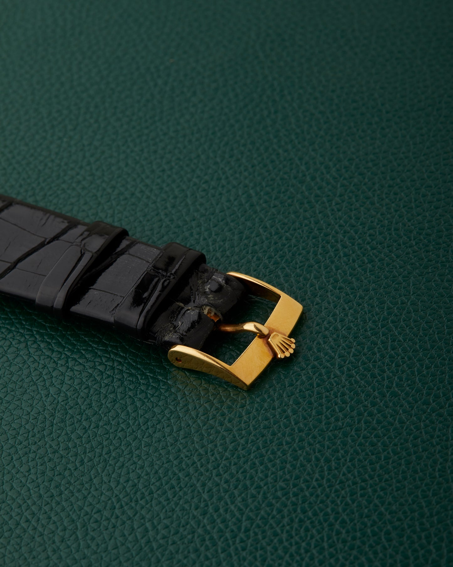 Rolex Cellini 4127 Geneve 18k Yellow Gold Rolex 750 Buckle
