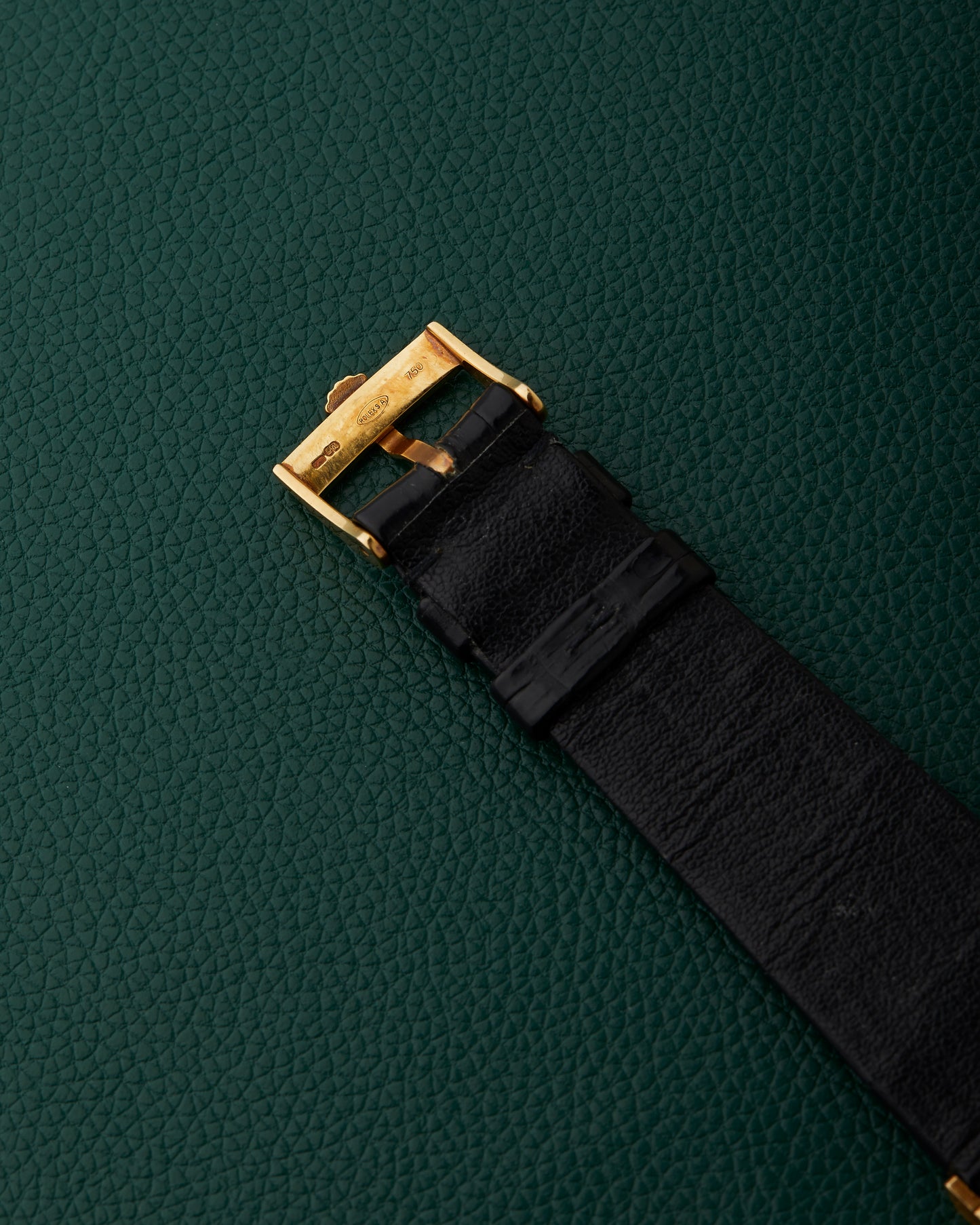 Rolex Cellini 4127 Geneve 18k Yellow Gold Rolex 750 Buckle