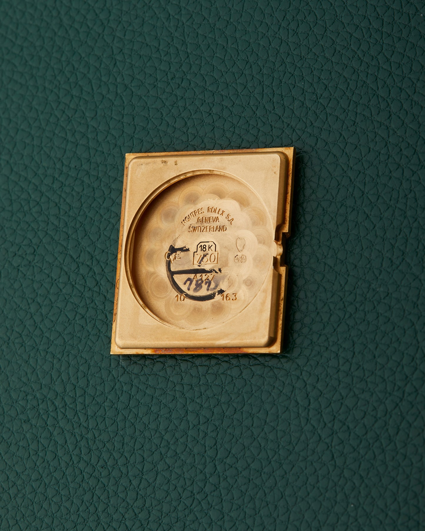 Rolex Cellini 4127 Geneve 18k Yellow Gold Rolex 750 Buckle