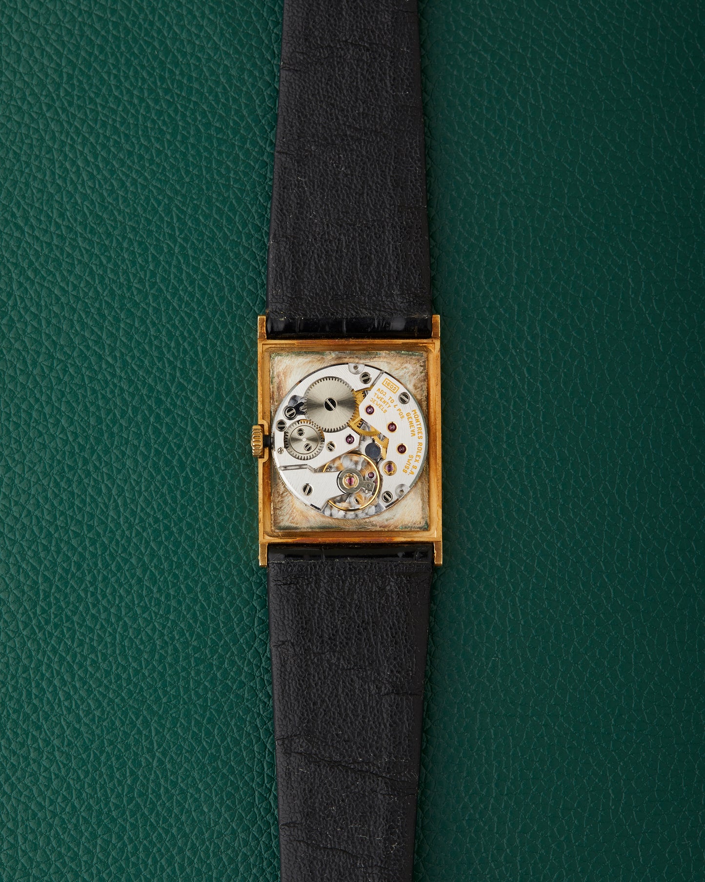 Rolex Cellini 4127 Geneve 18k Yellow Gold Rolex 750 Buckle