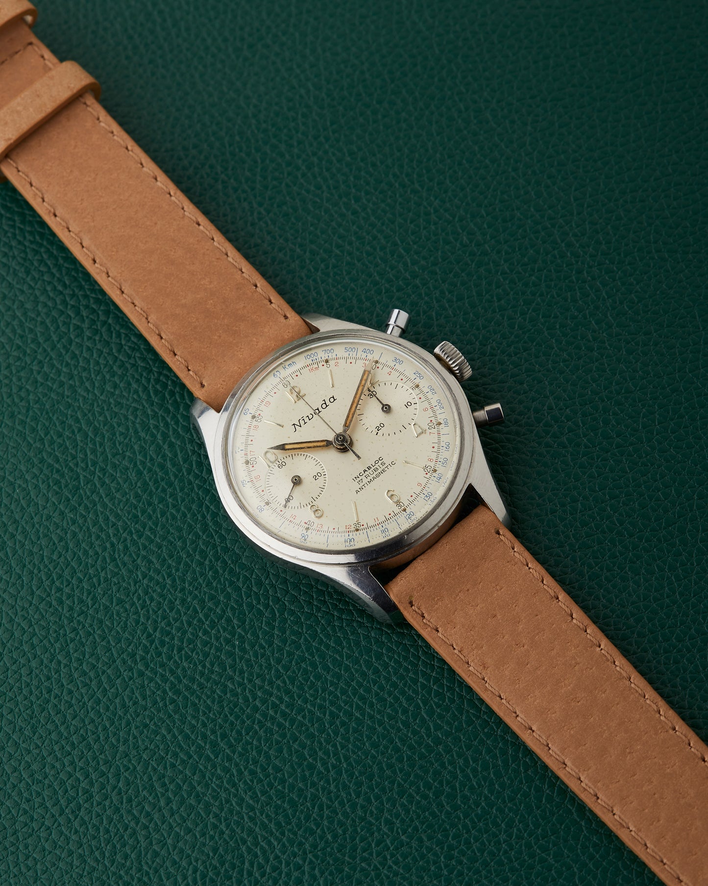 Nivada Vintage Swiss Chronograph Landeron 248