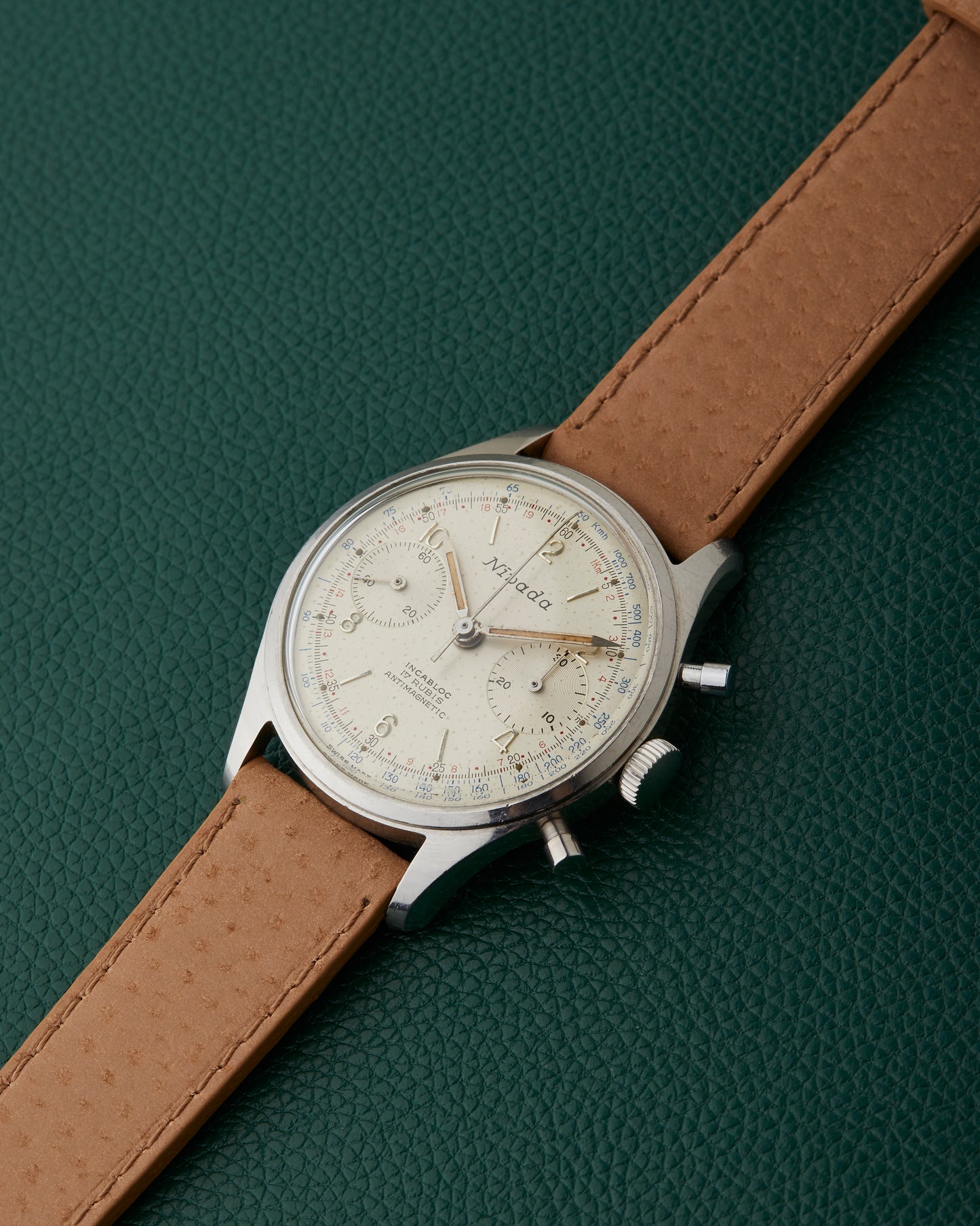 Nivada Vintage Swiss Chronograph Landeron 248
