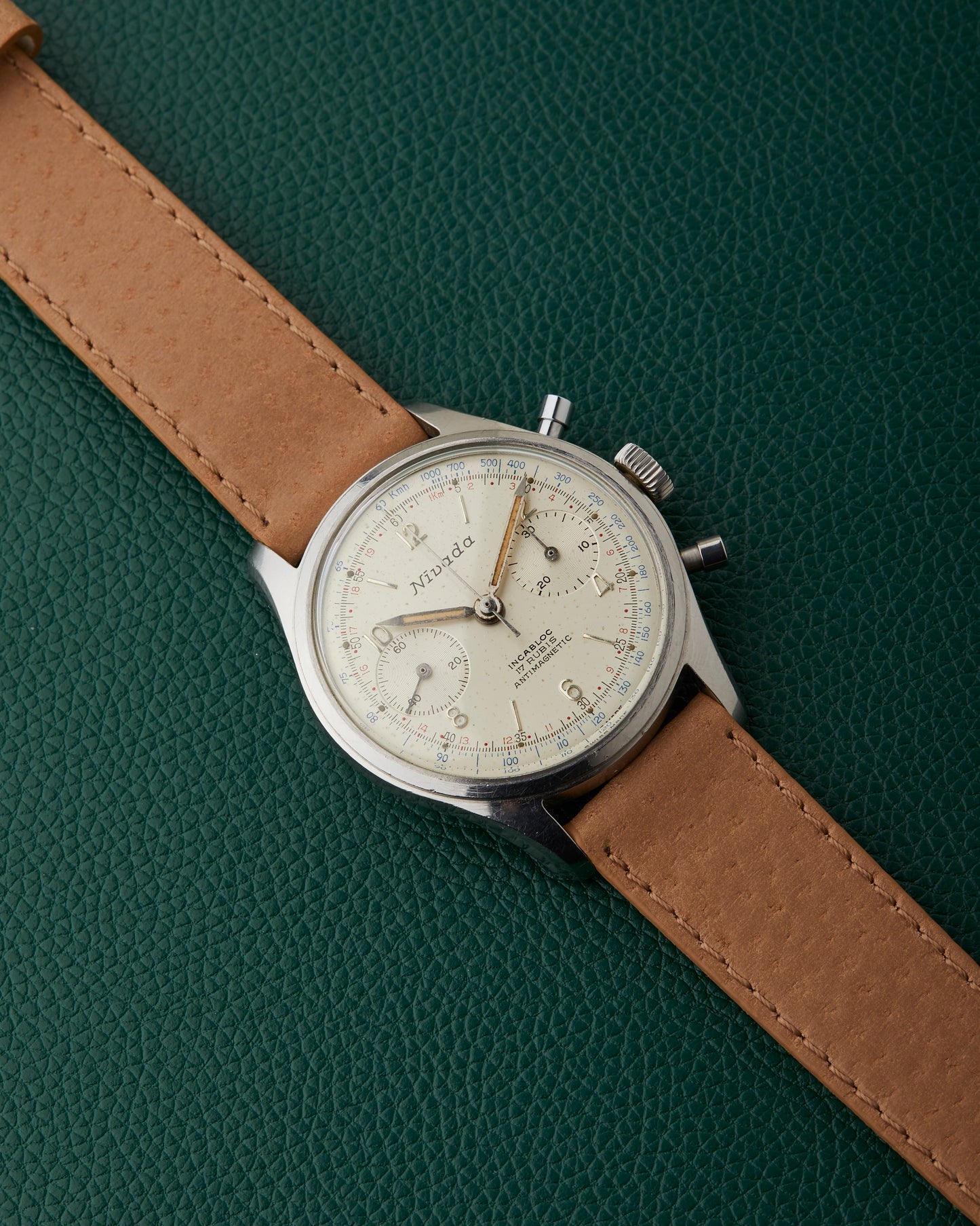 Nivada Vintage Swiss Chronograph Landeron 248