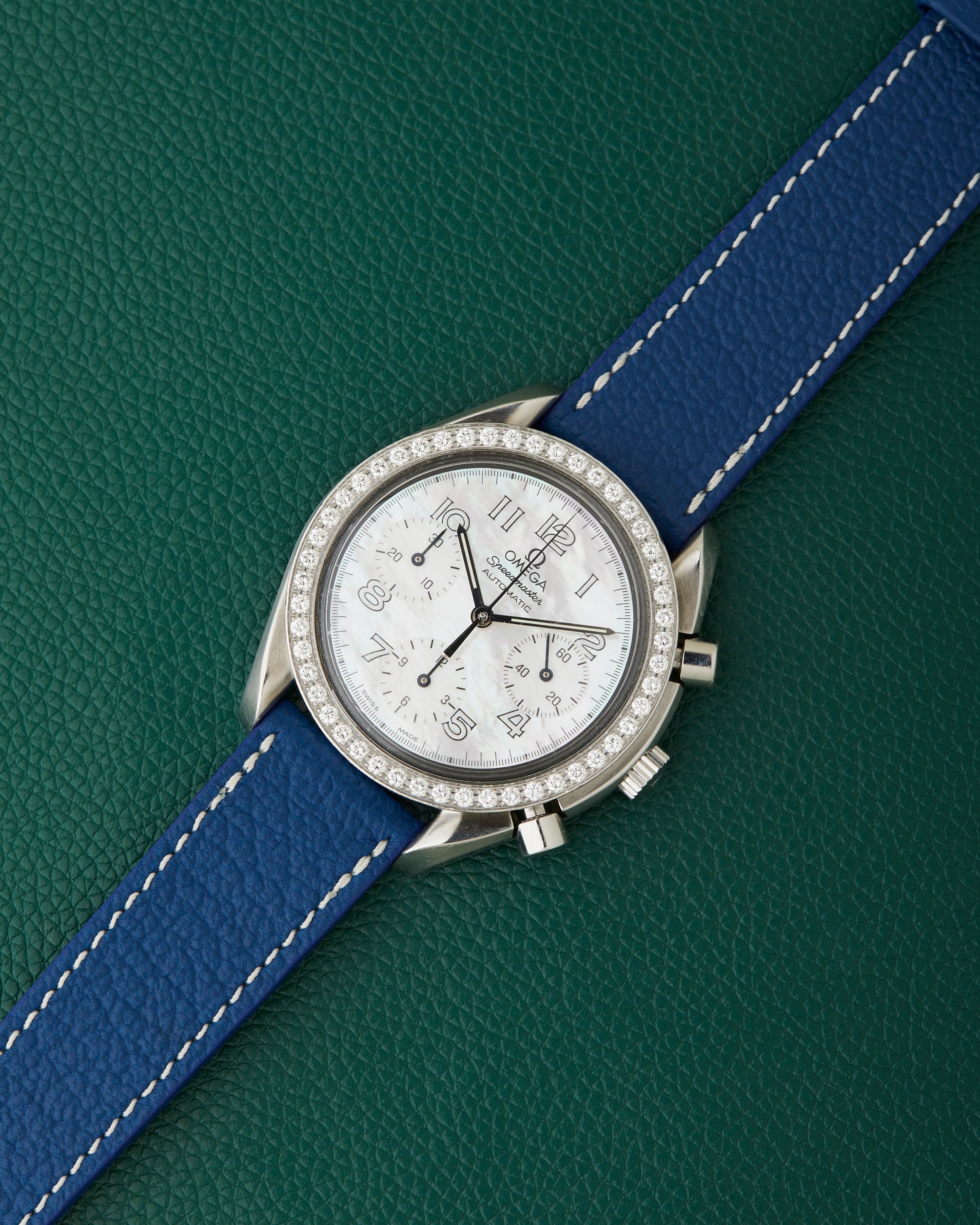 Omega Speedmaster 275.0032 Mother of Pearl Dial Diamond Bezel
