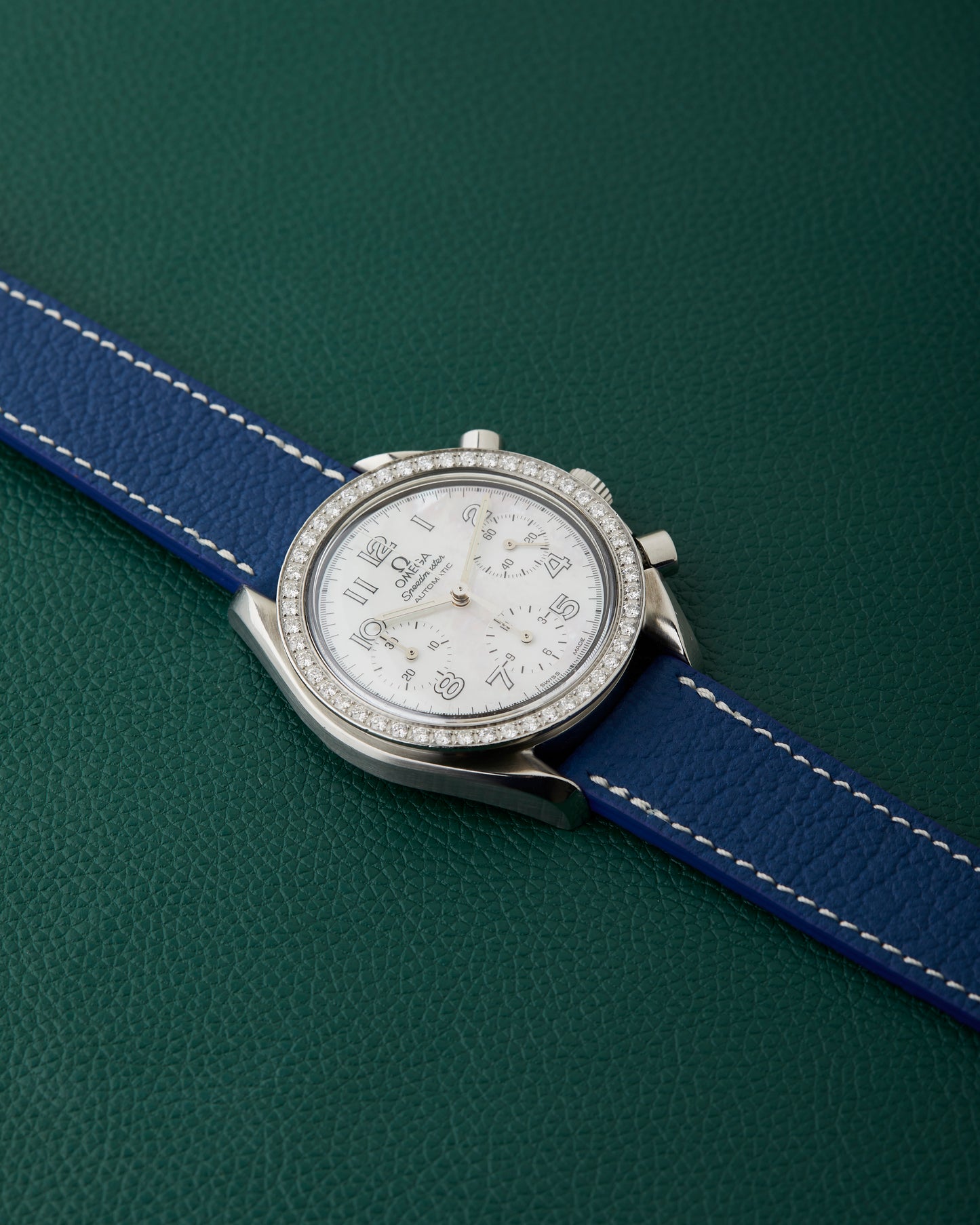 Omega Speedmaster 275.0032 Mother of Pearl Dial Diamond Bezel