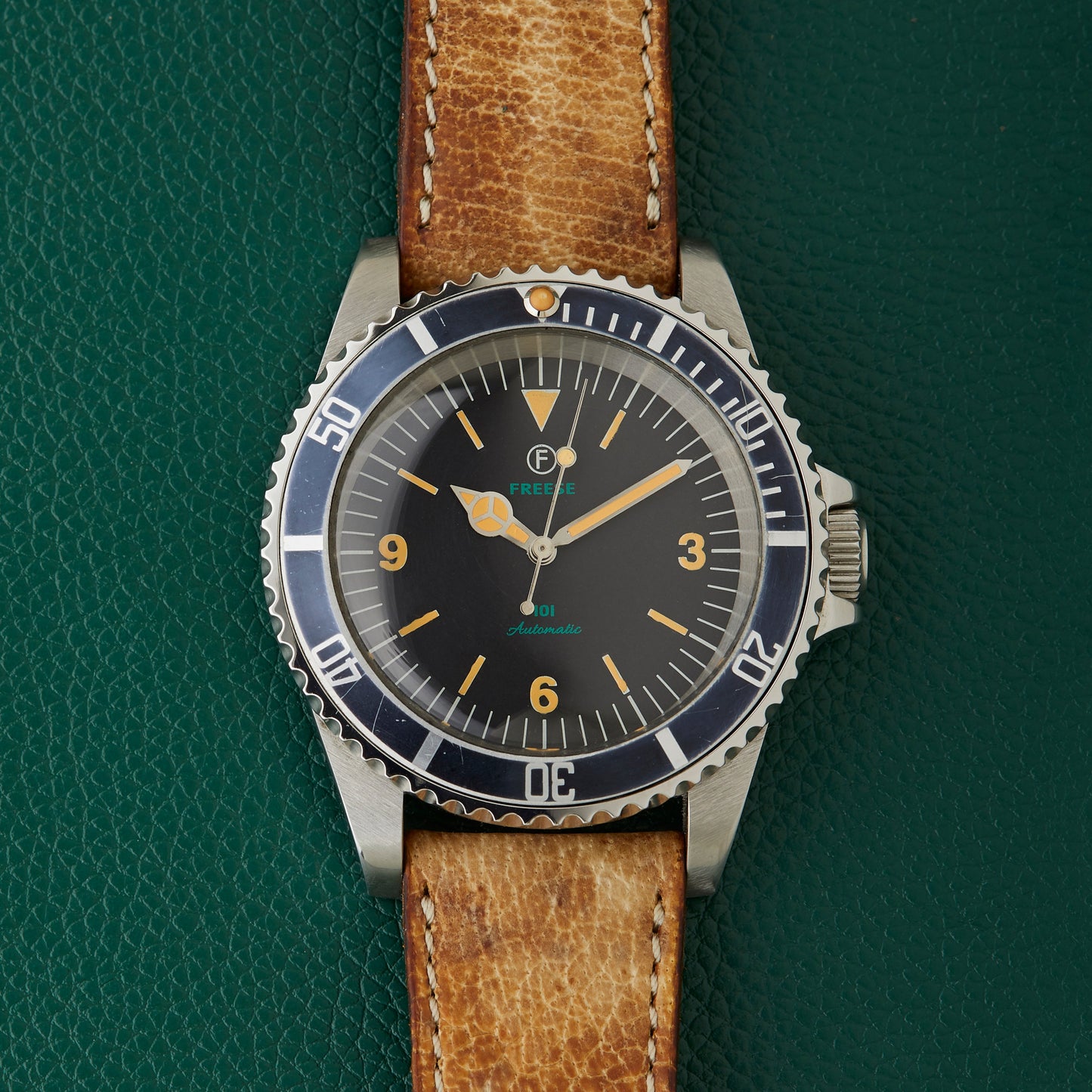 Freese 101 Explorer Dial Faded Bezel Automatic Simon Freese Watch