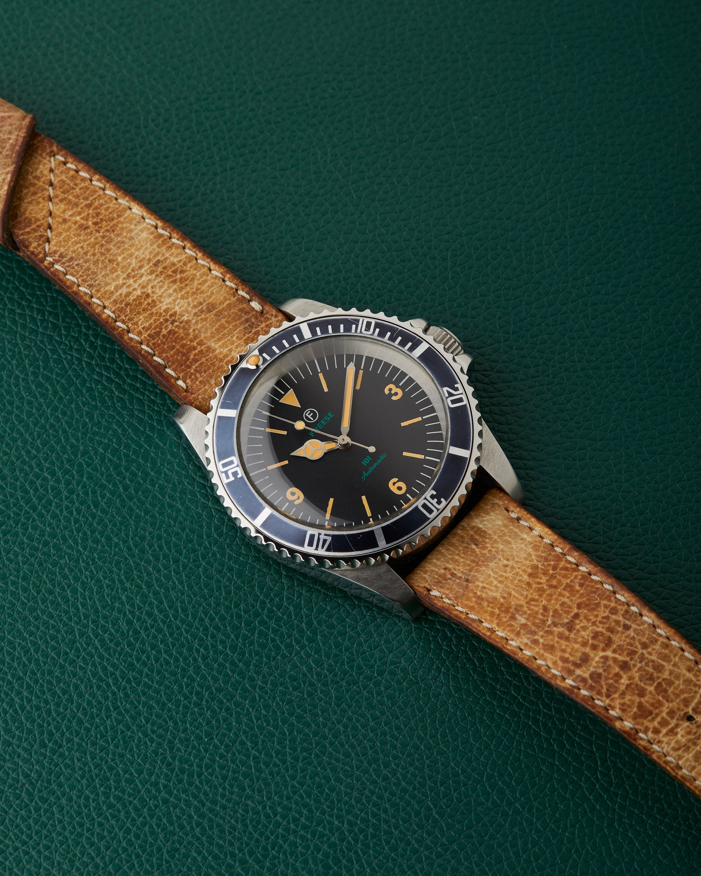 Freese 101 Explorer Dial Faded Bezel Automatic Simon Freese Watch