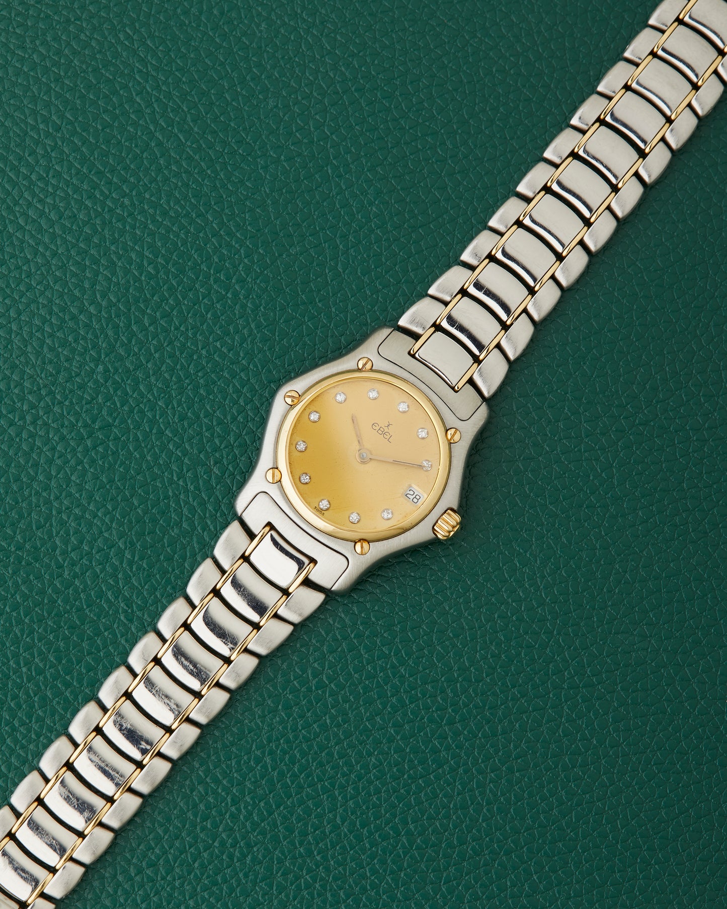Ebel 1911 Ref. 188901 Steel & 18k Gold Diamond Markers Two Tone Watch