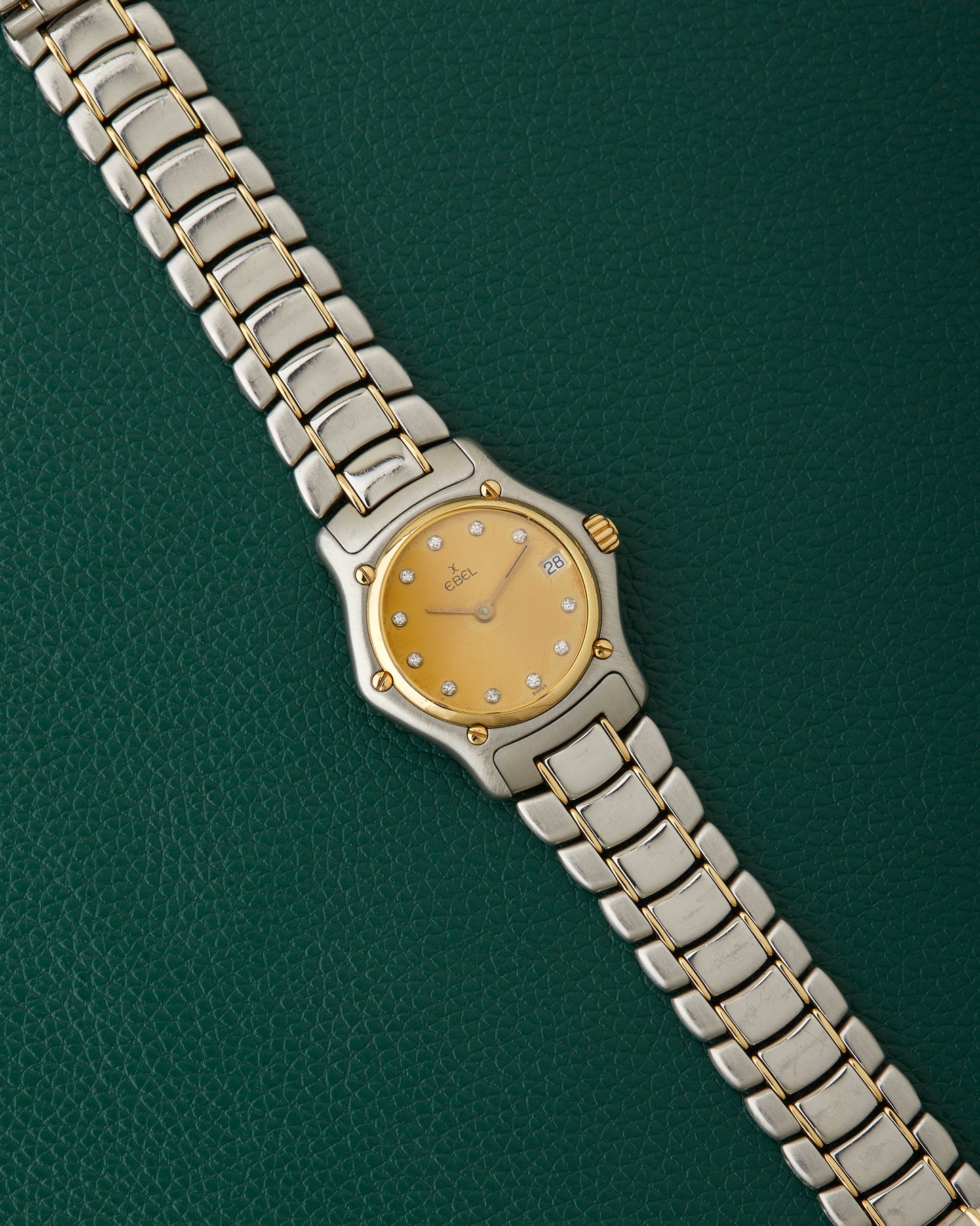 Ebel 1911 Ref. 188901 Steel & 18k Gold Diamond Markers Two Tone Watch