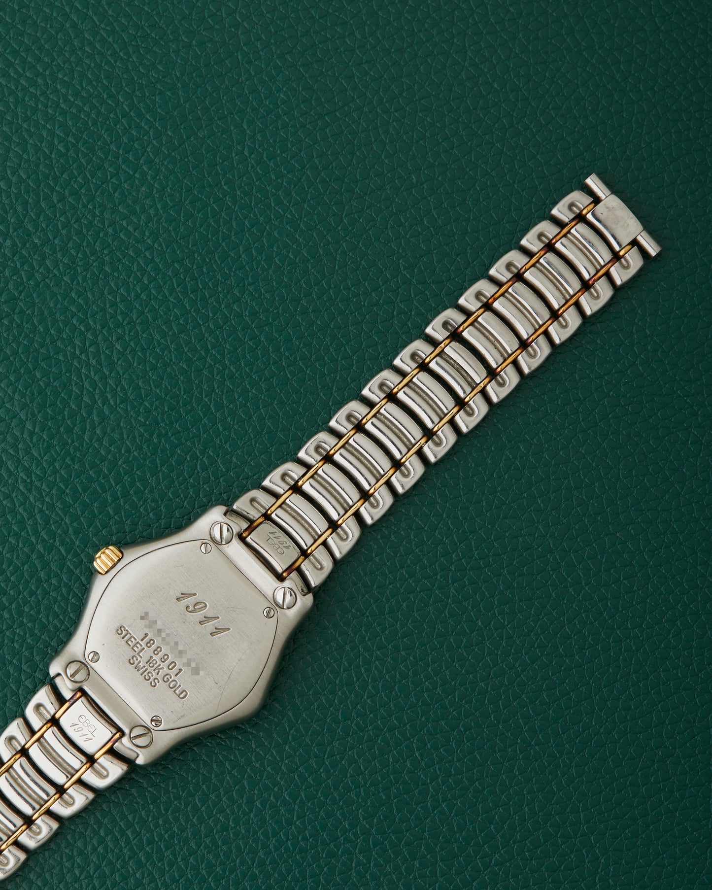 Ebel 1911 Ref. 188901 Steel & 18k Gold Diamond Markers Two Tone Watch