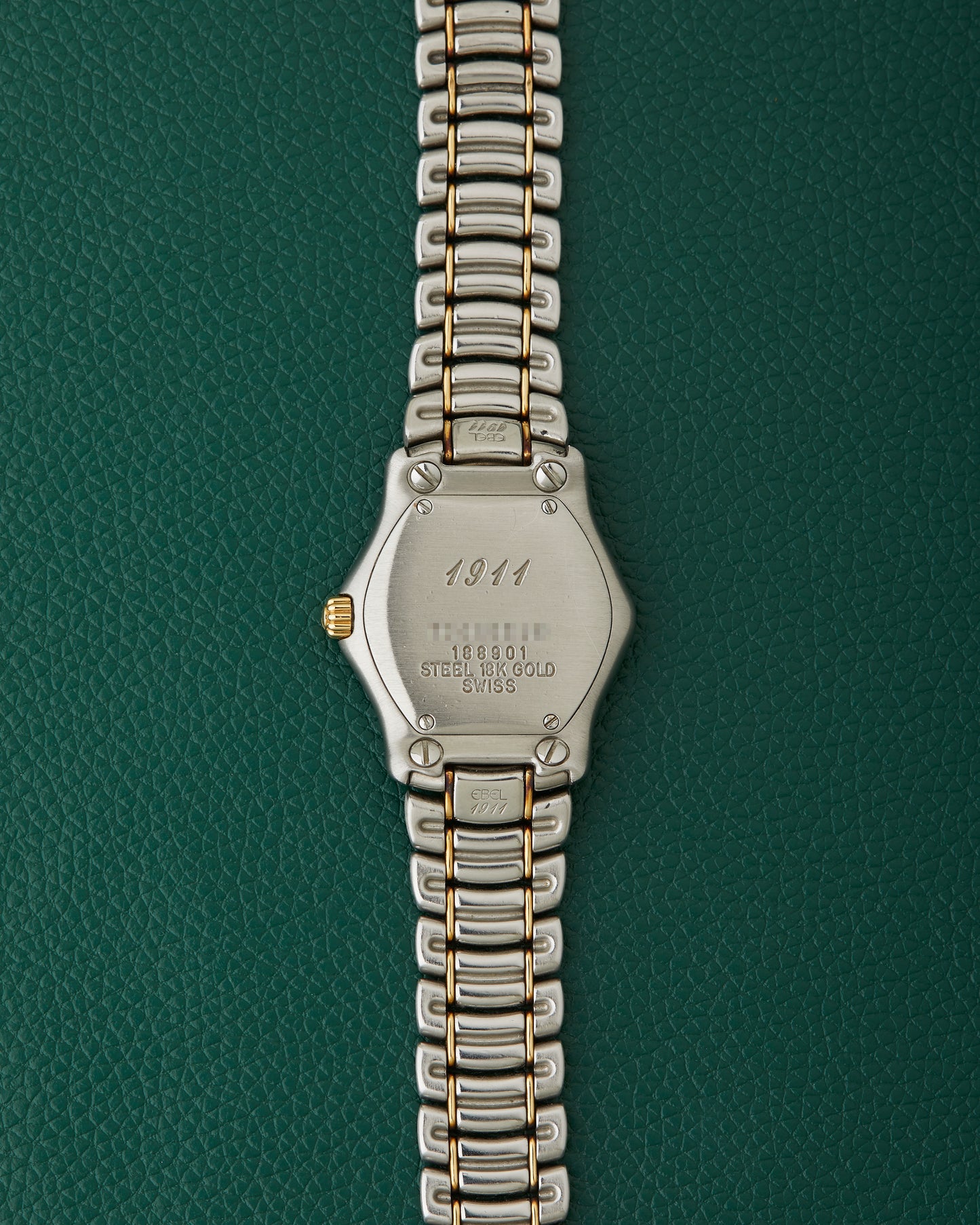 Ebel 1911 Ref. 188901 Steel & 18k Gold Diamond Markers Two Tone Watch