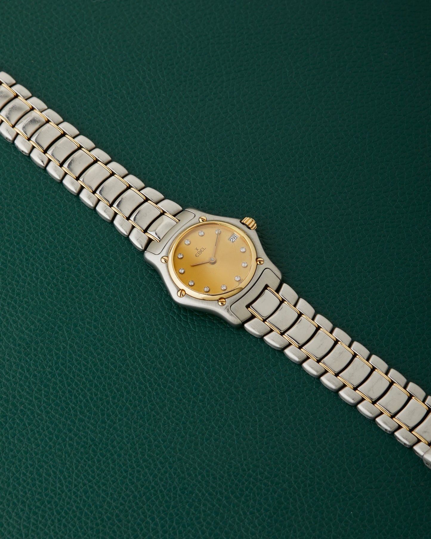 Ebel 1911 Ref. 188901 Steel & 18k Gold Diamond Markers Two Tone Watch