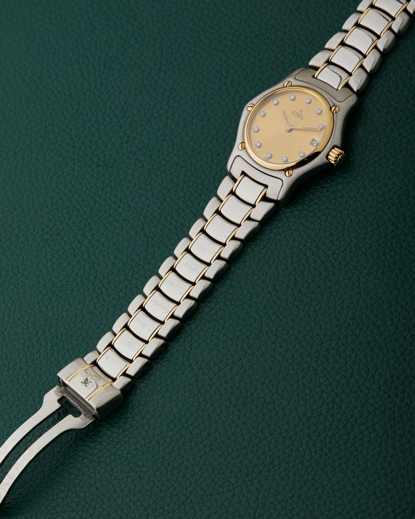 Ebel 1911 Ref. 188901 Steel & 18k Gold Diamond Markers Two Tone Watch