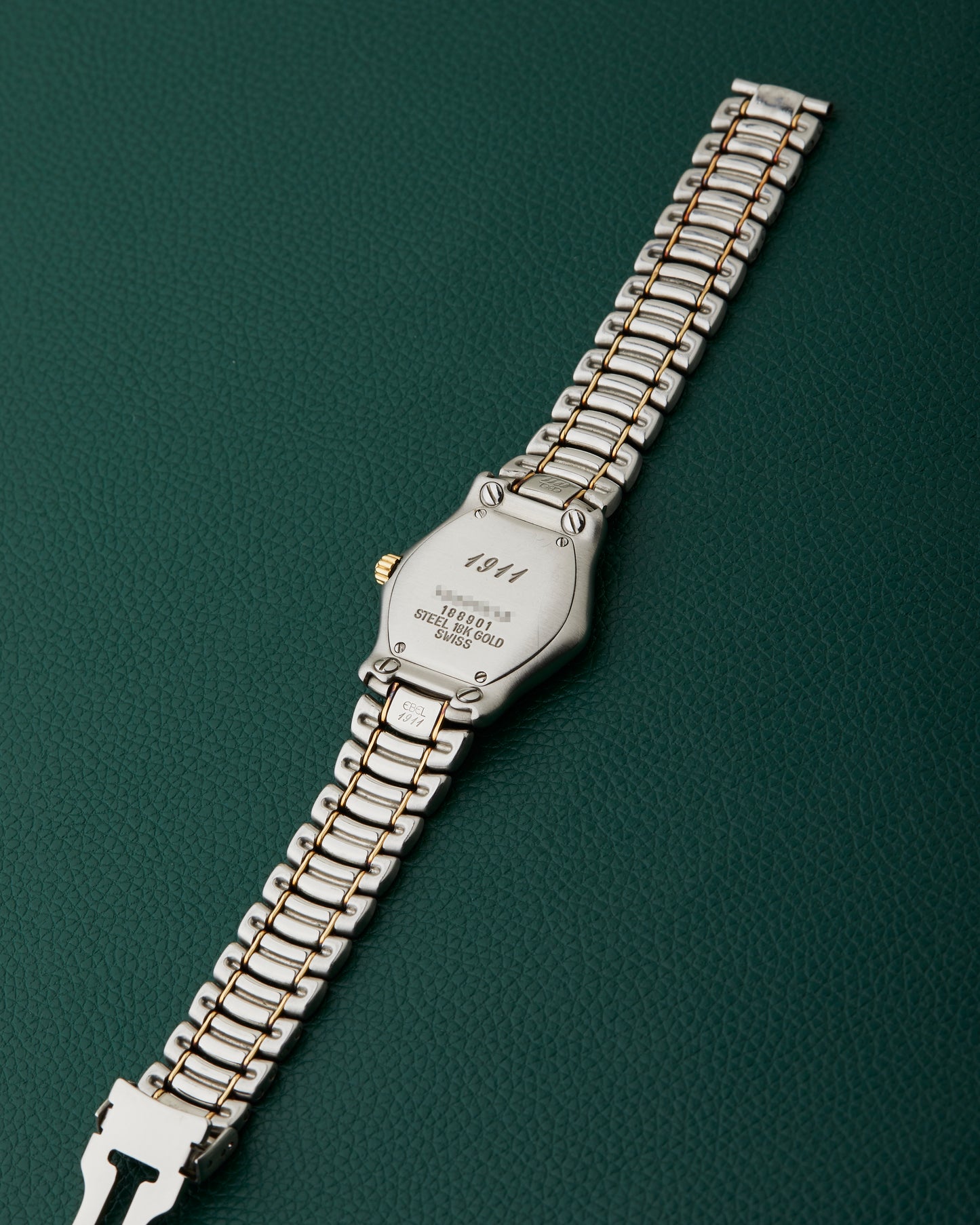 Ebel 1911 Ref. 188901 Steel & 18k Gold Diamond Markers Two Tone Watch