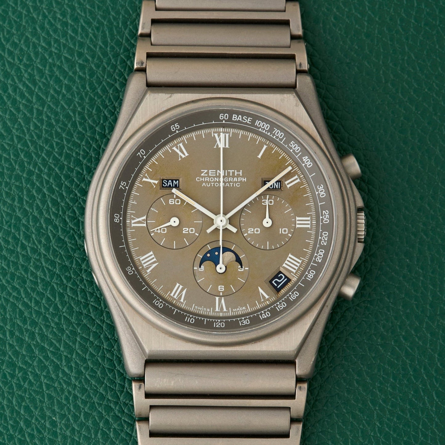 Zenith Port Royal Titanium 95.0105.418 Grey Dial Neo-Vintage Moonphase
