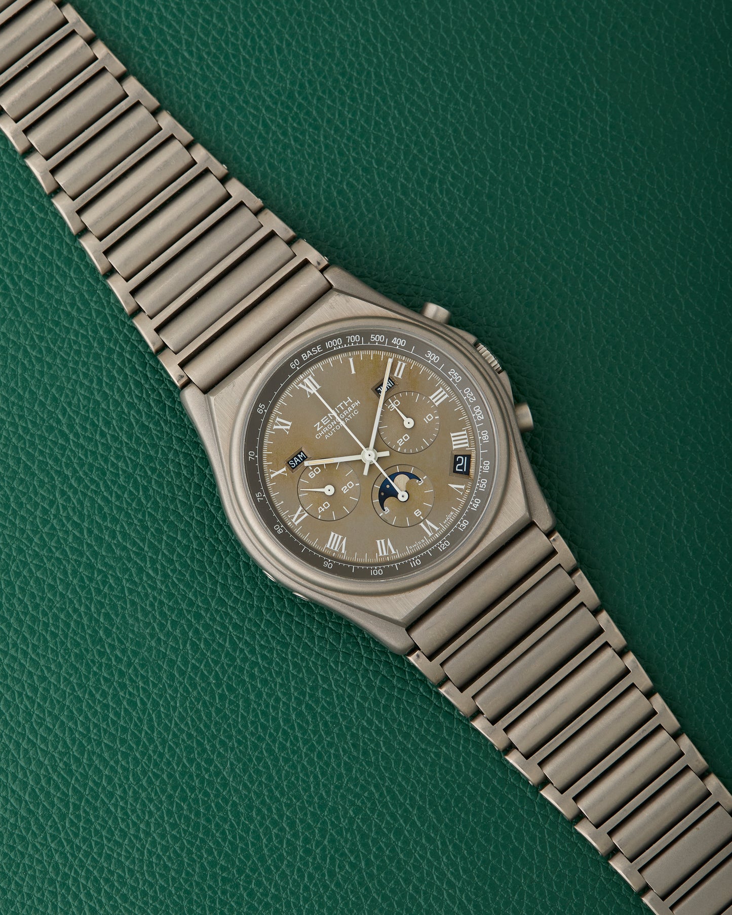 Zenith Port Royal Titanium 95.0105.418 Grey Dial Neo-Vintage Moonphase