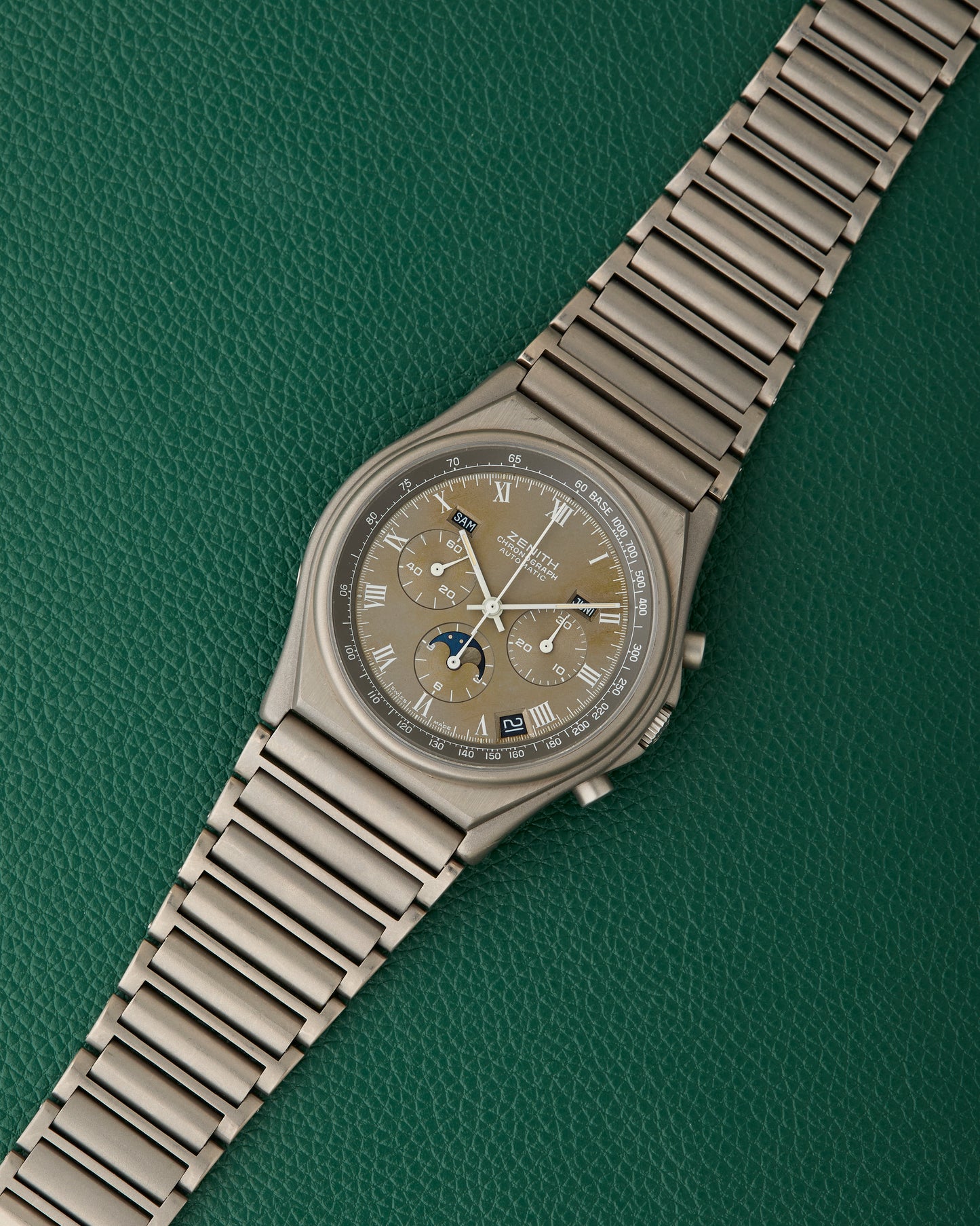 Zenith Port Royal Titanium 95.0105.418 Grey Dial Neo-Vintage Moonphase