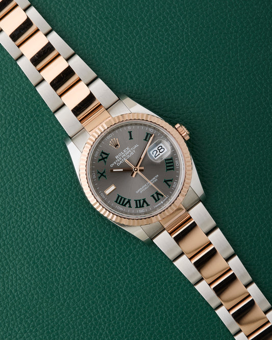 Rolex Ref.126231 Datejust 36 Wimbledon Dial Two Tone Full Set 2024
