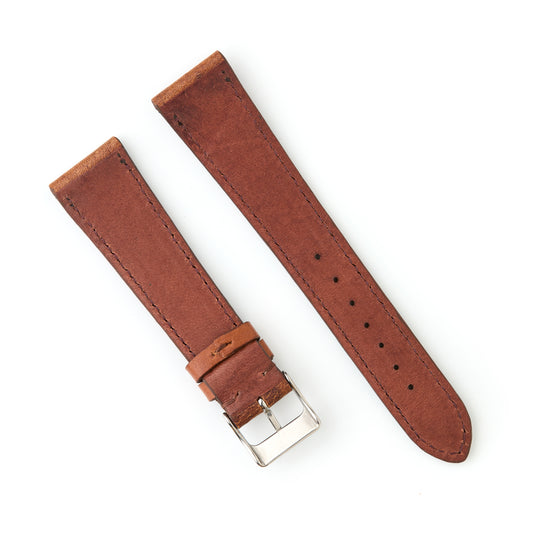 Hatchling Vintage Inspired Watch Strap Band Brown 20mm