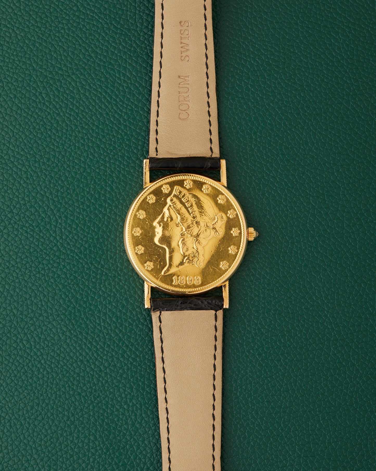 Corum $20 Coin Watch USA Twenty Dollars 18k Gold Automatic