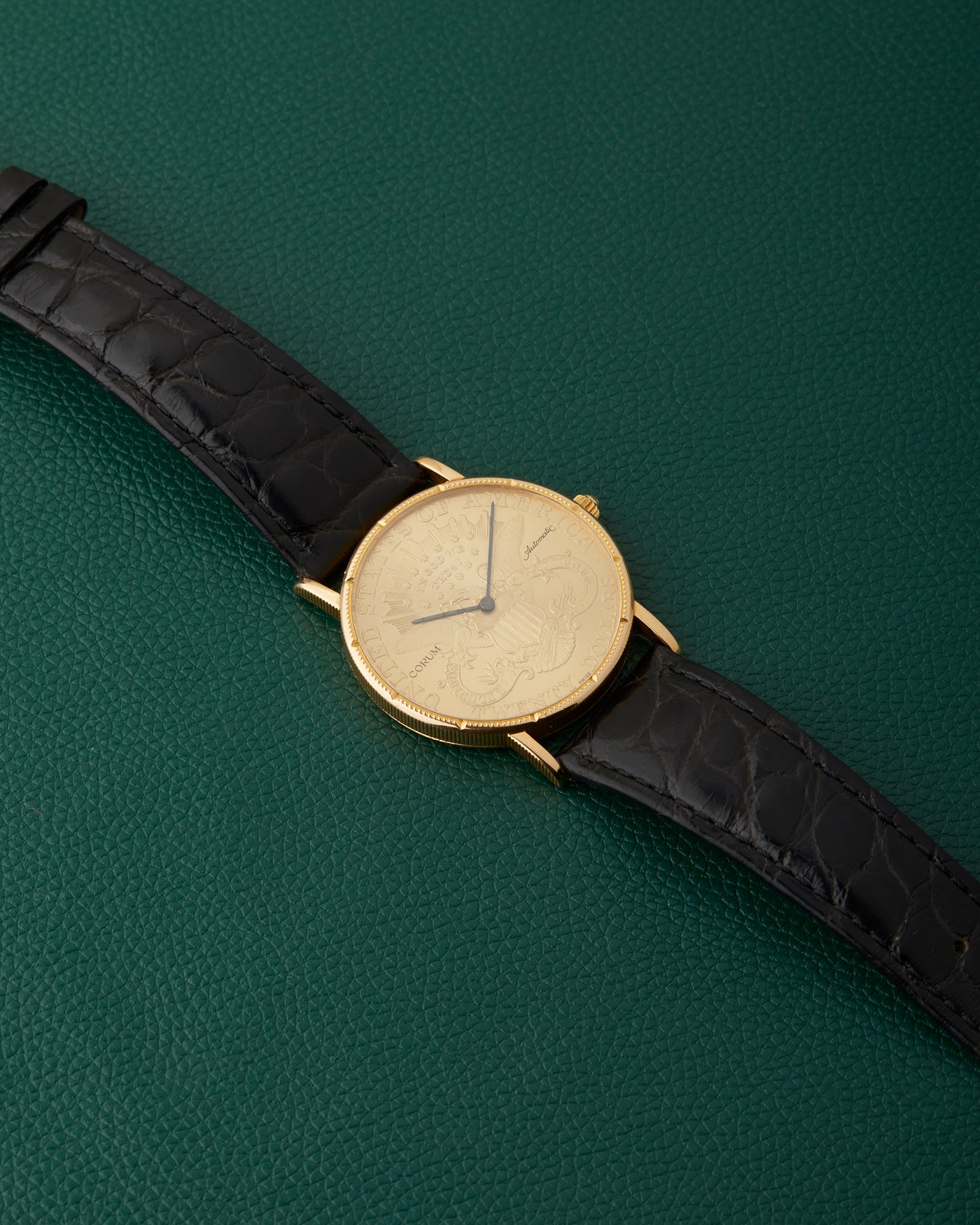Corum $20 Coin Watch USA Twenty Dollars 18k Gold Automatic