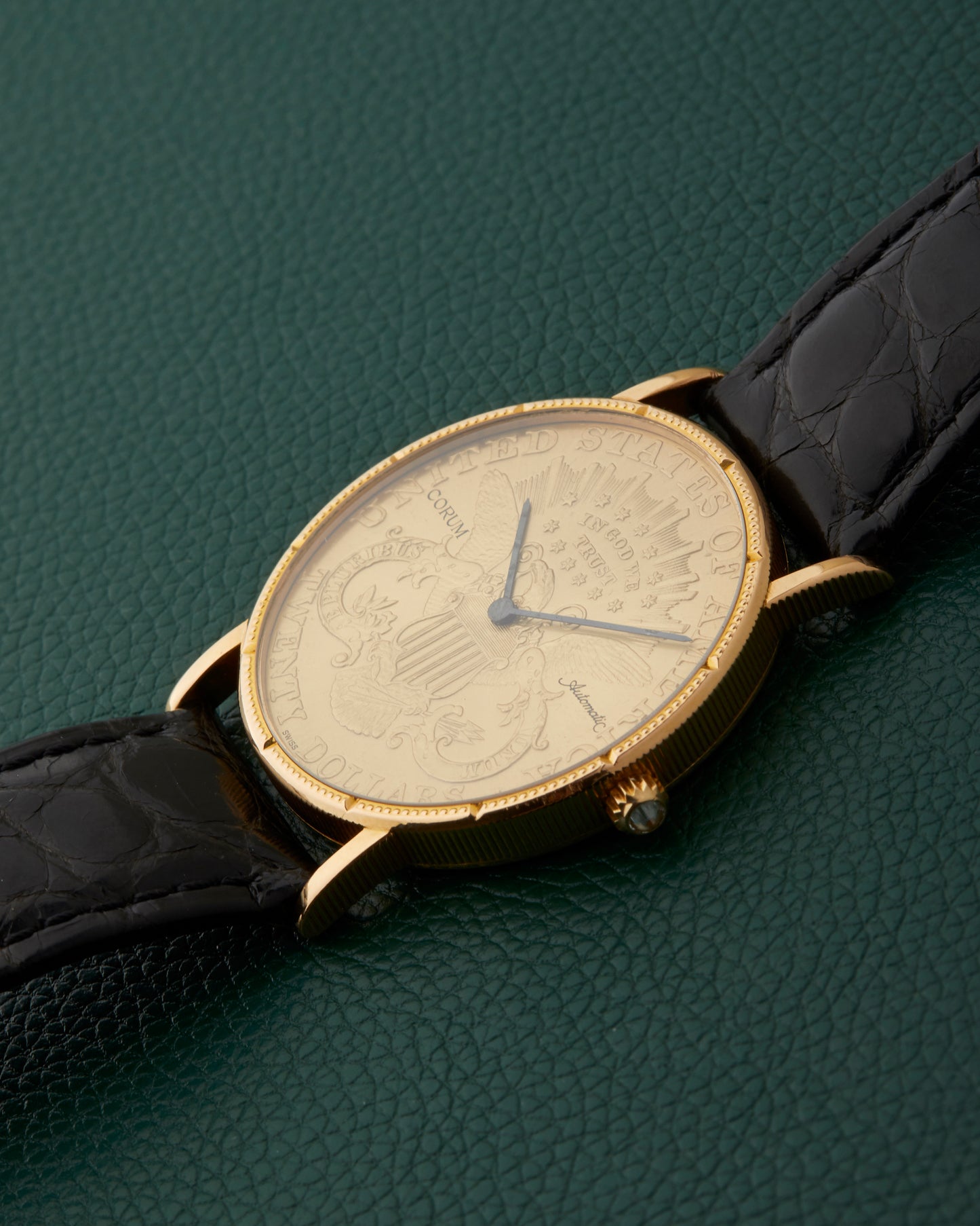 Corum $20 Coin Watch USA Twenty Dollars 18k Gold Automatic