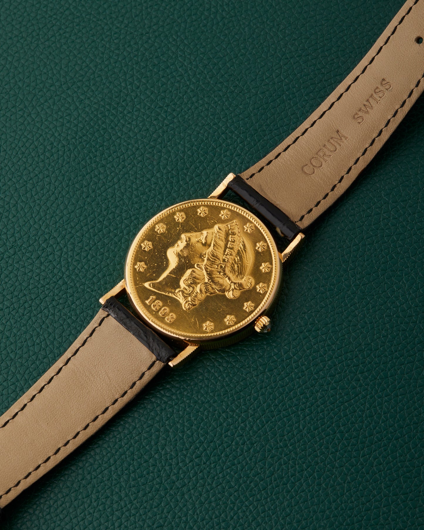 Corum $20 Coin Watch USA Twenty Dollars 18k Gold Automatic