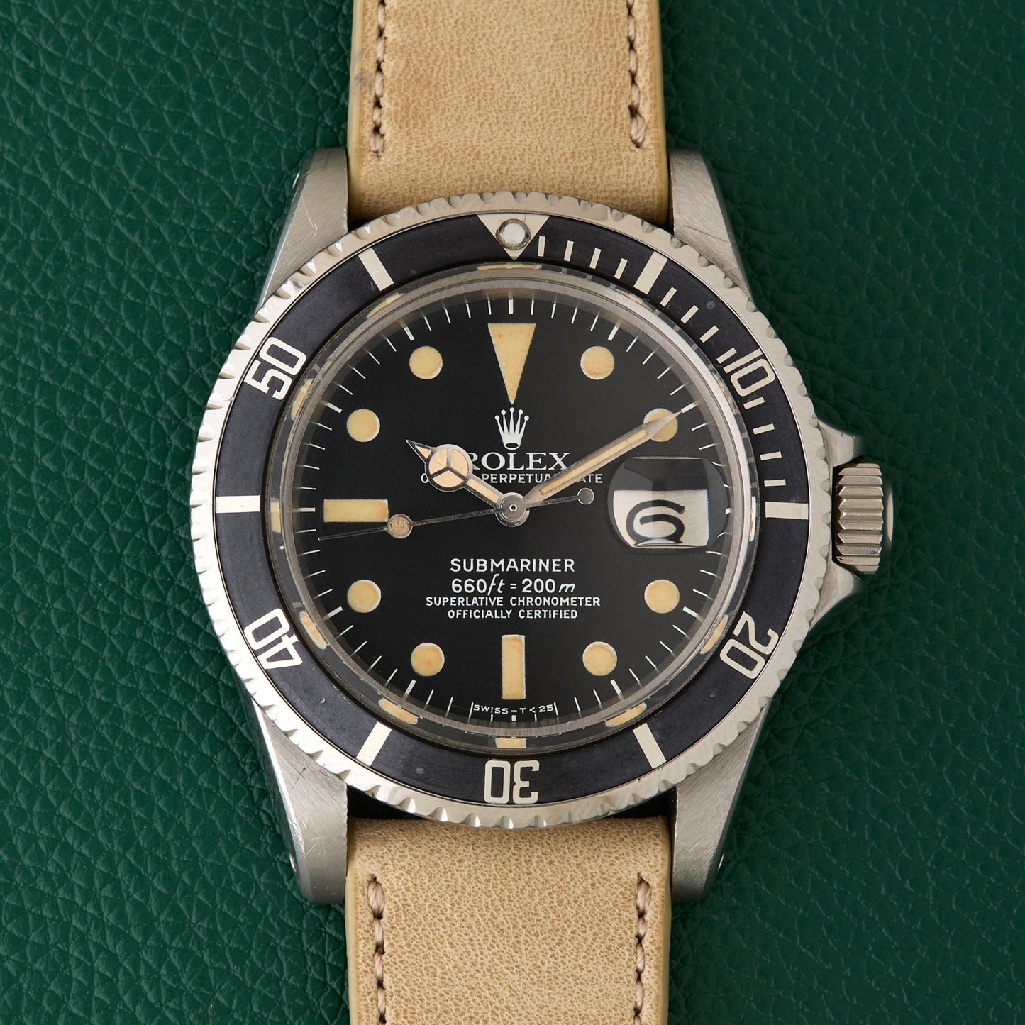 Rolex 1680 Submariner Date Diver Watch Vintage 1975