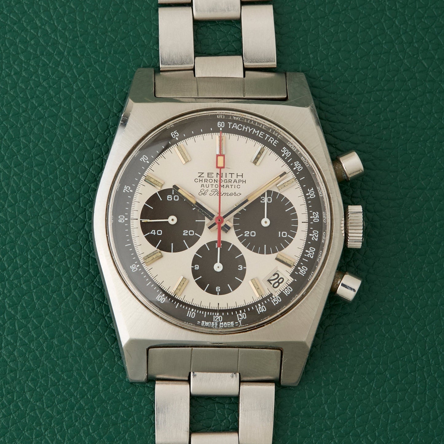 Zenith A384 Vintage El Primero Gay Freres Ladder Bracelet