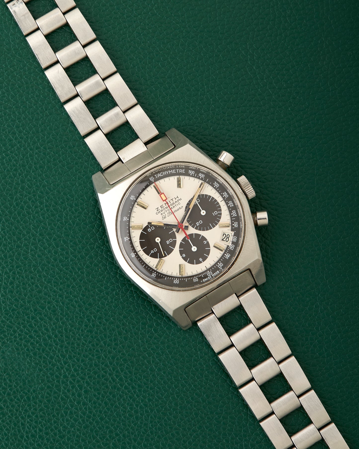 Zenith A384 Vintage El Primero Gay Freres Ladder Bracelet