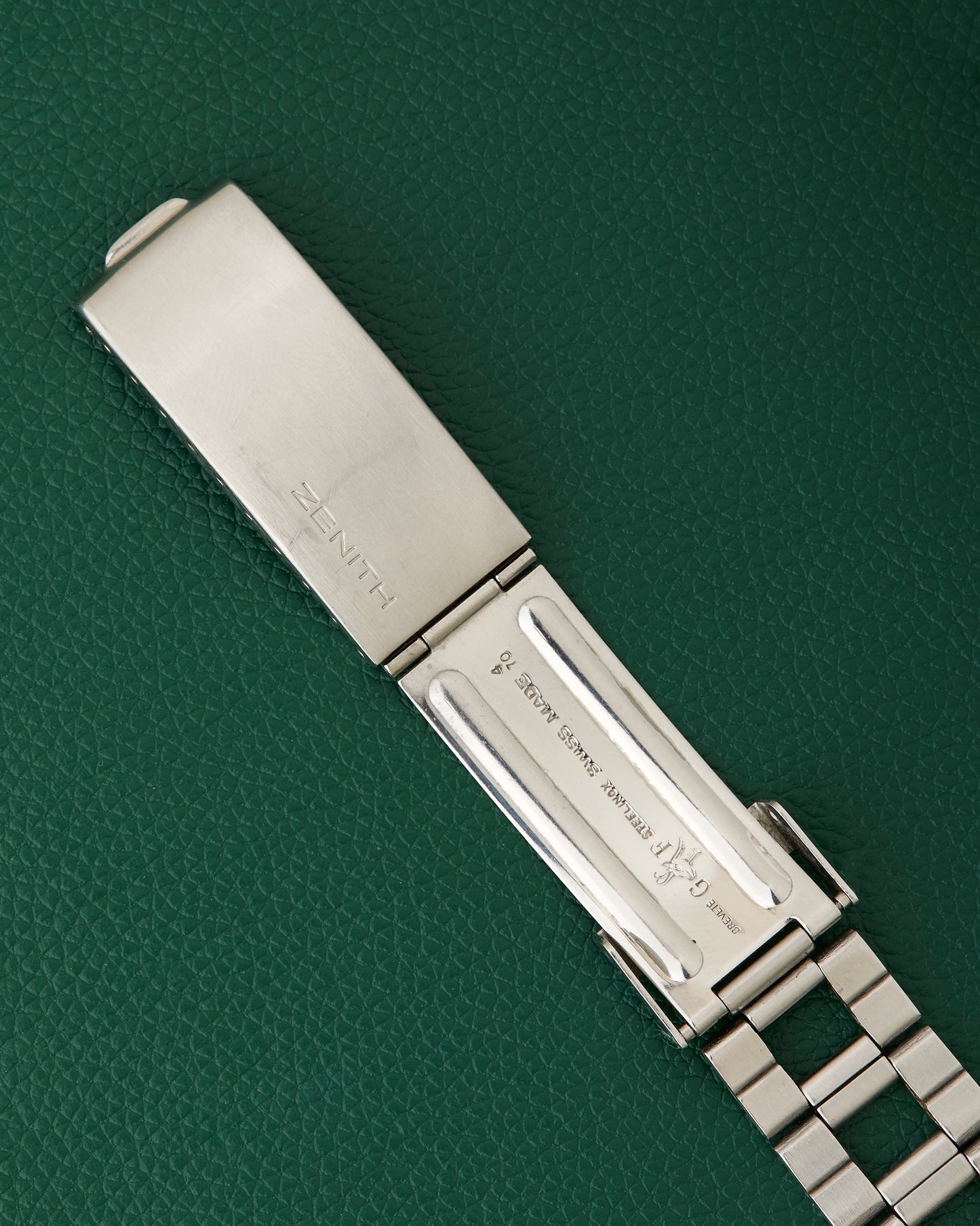Zenith A384 Vintage El Primero Gay Freres Ladder Bracelet