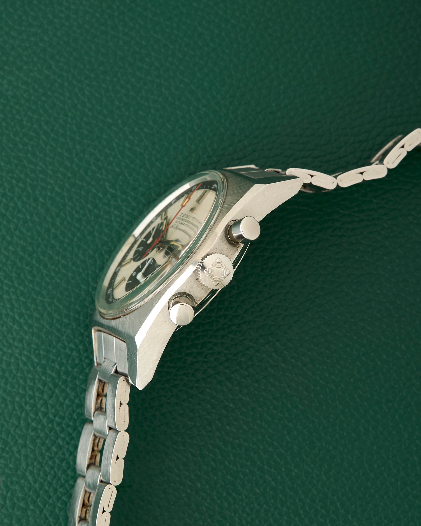 Zenith A384 Vintage El Primero Gay Freres Ladder Bracelet