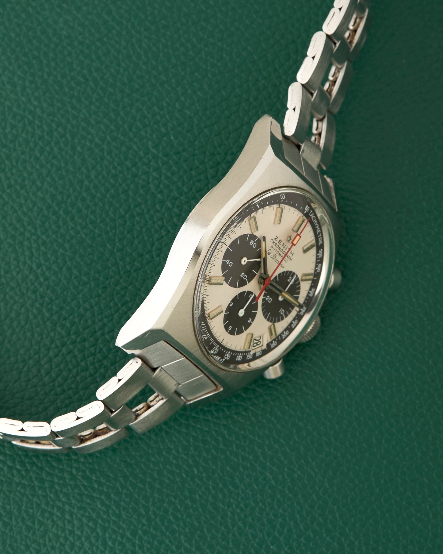 Zenith A384 Vintage El Primero Gay Freres Ladder Bracelet