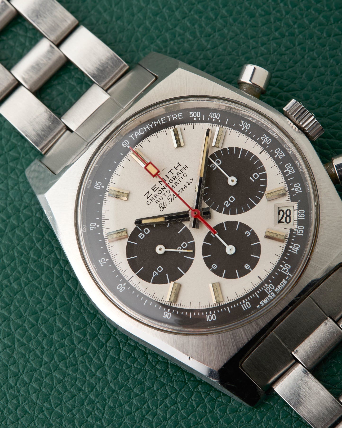 Zenith A384 Vintage El Primero Gay Freres Ladder Bracelet