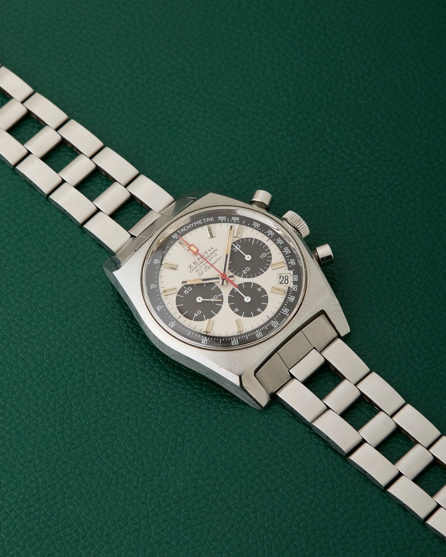 Zenith A384 Vintage El Primero Gay Freres Ladder Bracelet