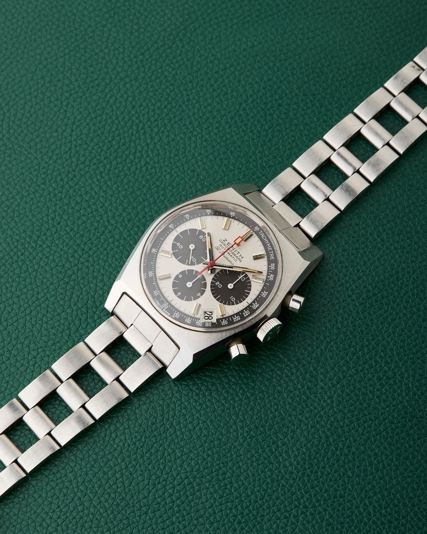 Zenith A384 Vintage El Primero Gay Freres Ladder Bracelet