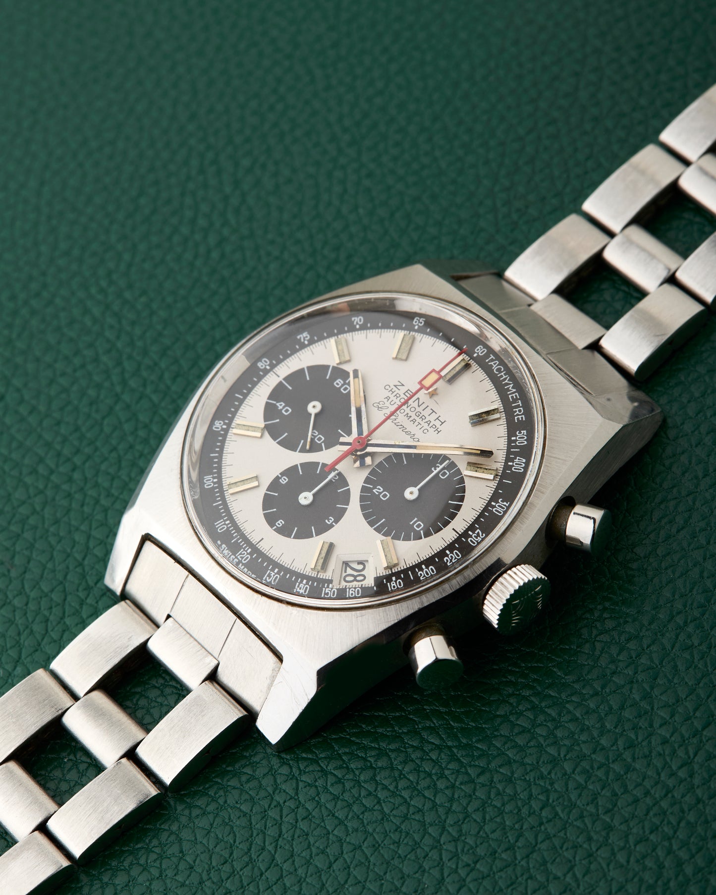 Zenith A384 Vintage El Primero Gay Freres Ladder Bracelet
