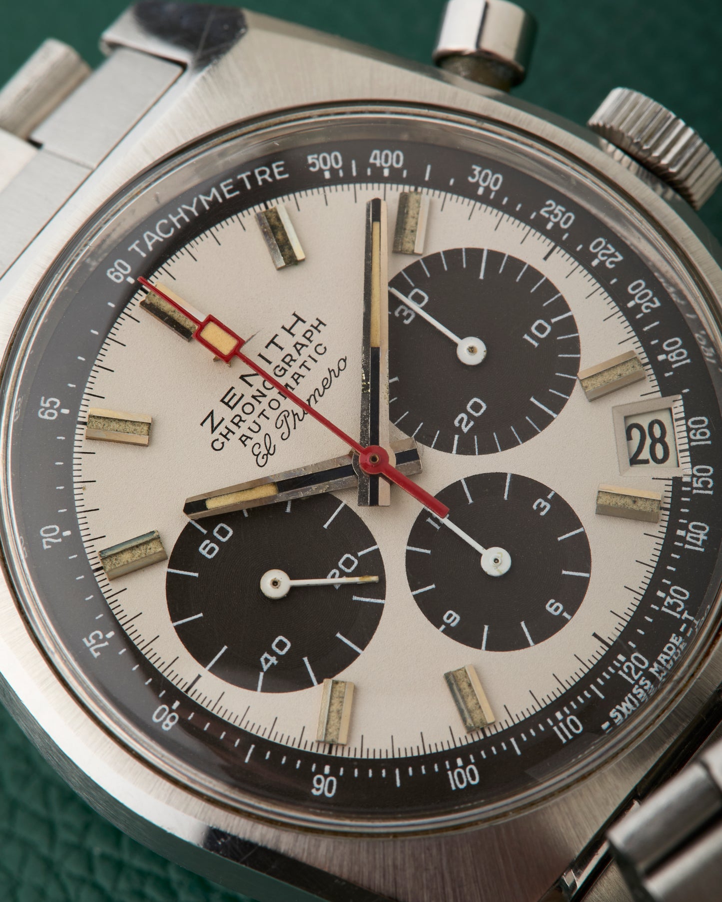 Zenith A384 Vintage El Primero Gay Freres Ladder Bracelet