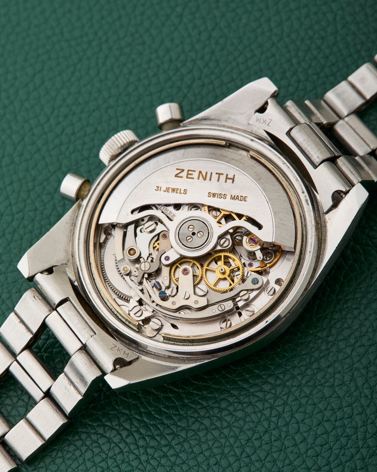Zenith A384 Vintage El Primero Gay Freres Ladder Bracelet