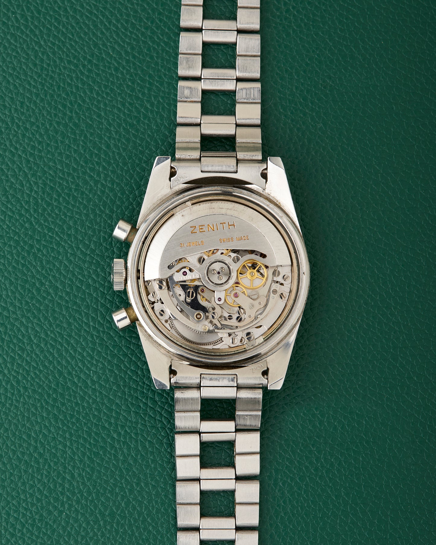 Zenith A384 Vintage El Primero Gay Freres Ladder Bracelet